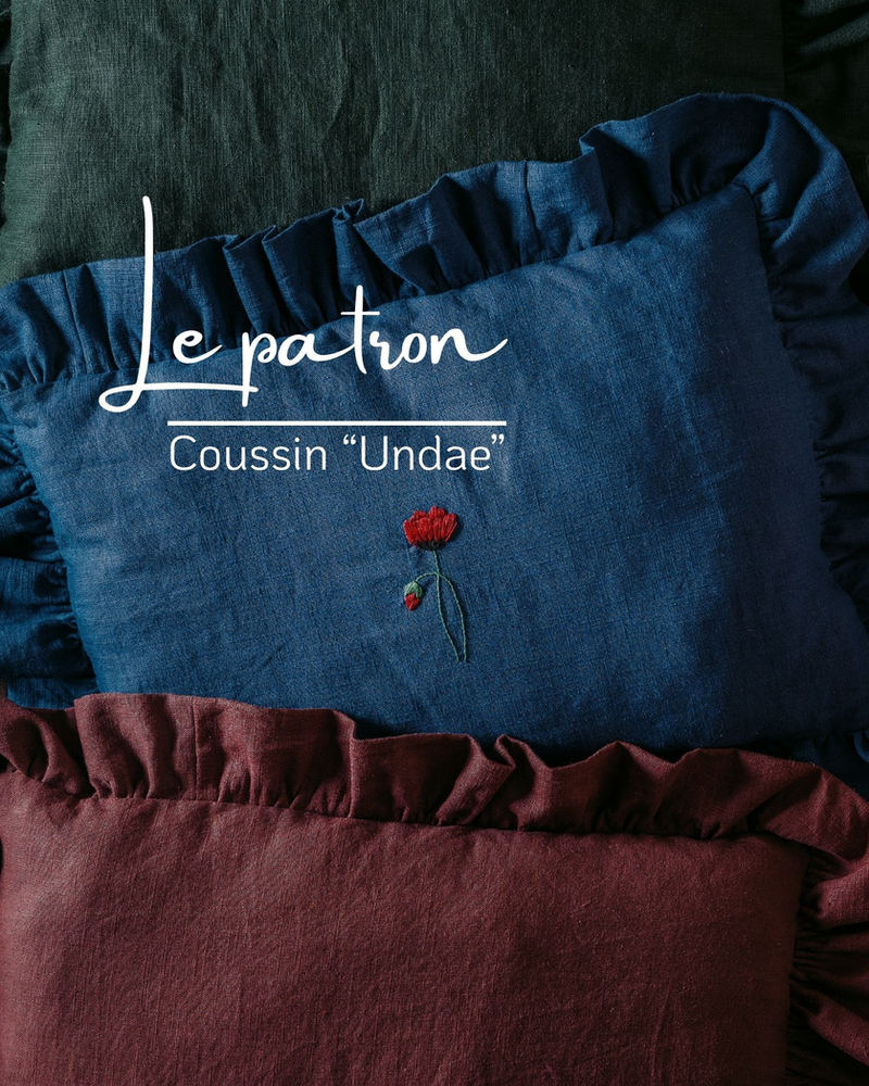 Couverture du patron du coussin Undae